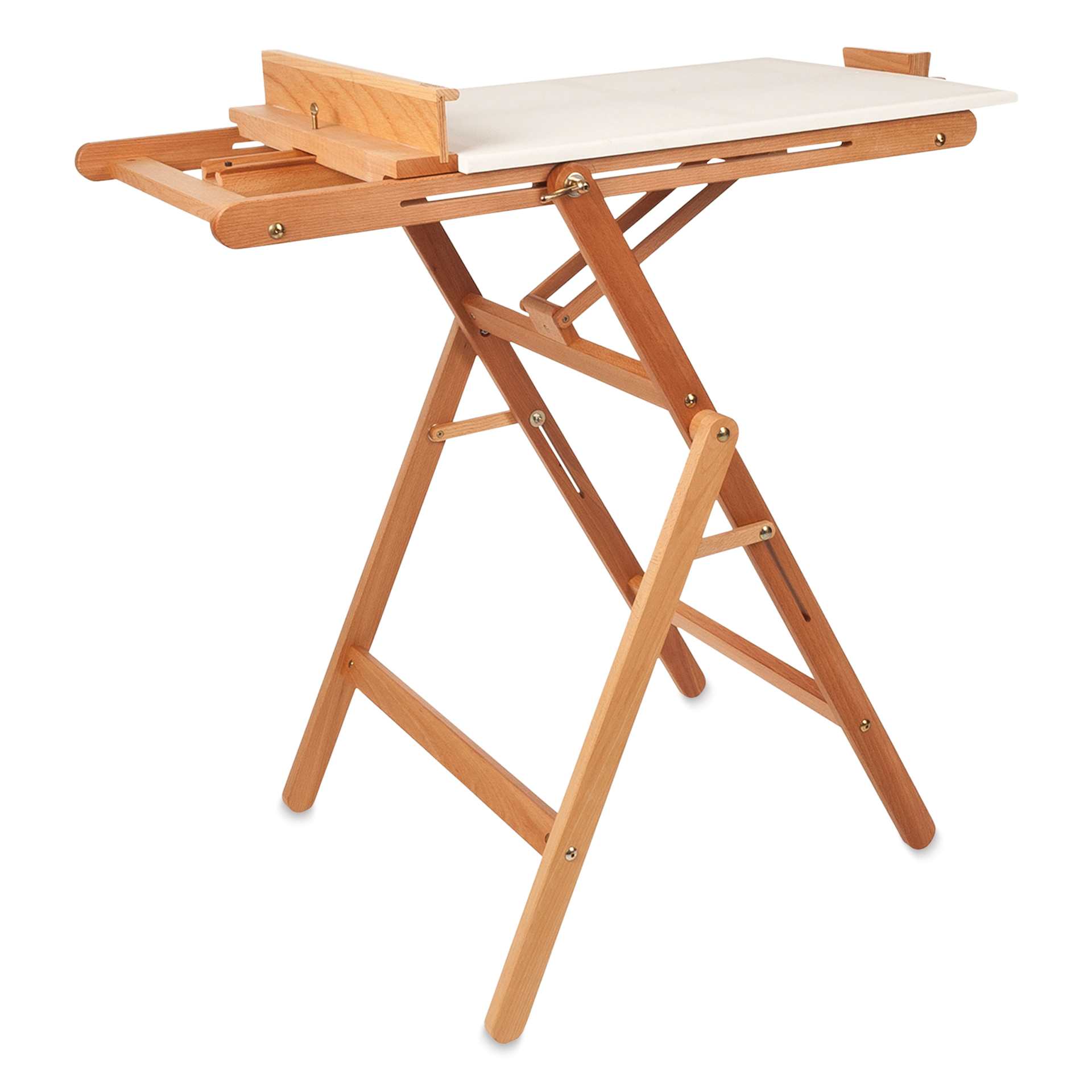 Mabef Watercolor/Oil Easel M-33 - horizontal with a canvas