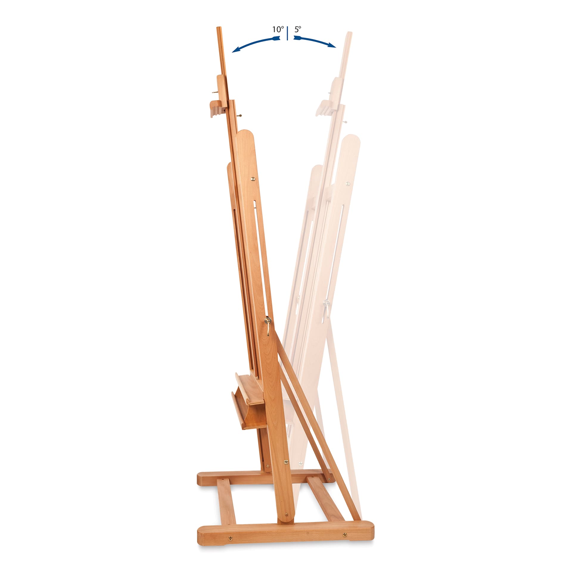 Mabef Artist Plus Easel M-07, tilt range