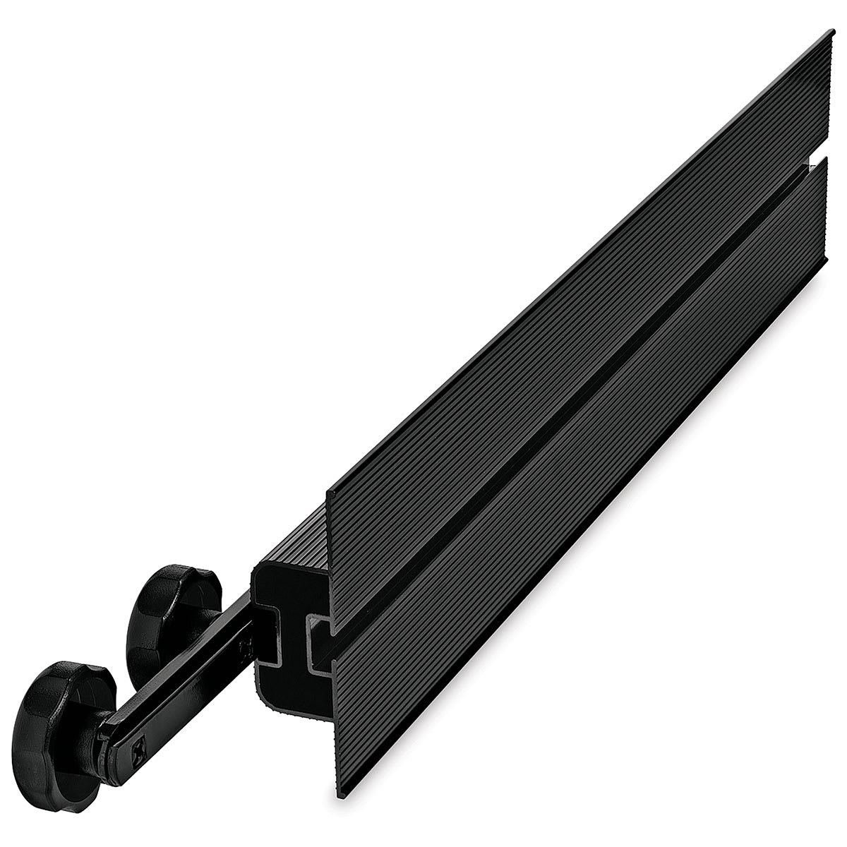 Studio Designs Premier Aluminum Easel, close-up of connecting end of Easel Extension