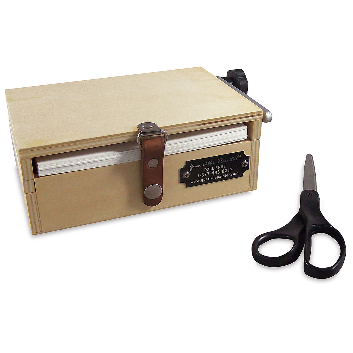 Guerrilla Painter Pocket Box, Closed (scissors not included)