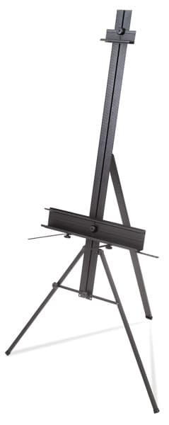 Aluminum Single-Mast Easel Right Angle View Aluminum Single-Mast Easel Right Angle View