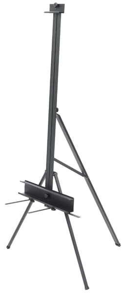 Aluminum Single-Mast Easel Front Right Angle View Aluminum Single-Mast Easel Front Right Angle View