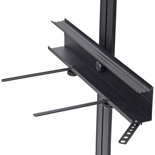 Aluminum Single-Mast Easel Swingout Palette Holder Aluminum Single-Mast Easel Swingout Palette Holder