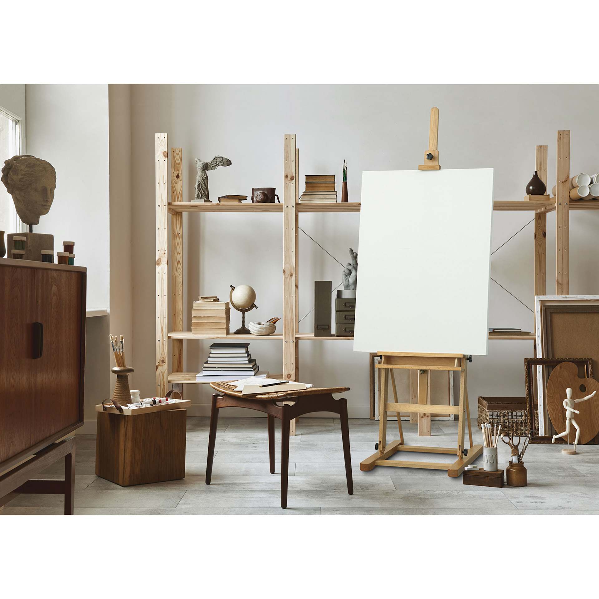 Blick Studio Light-Duty H-Frame Easel, in studio