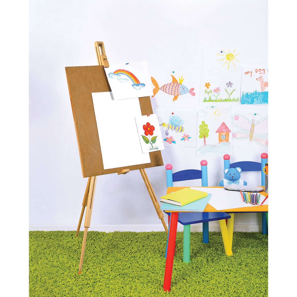 Blick Studio Classic Field Easel works well for young artists.
