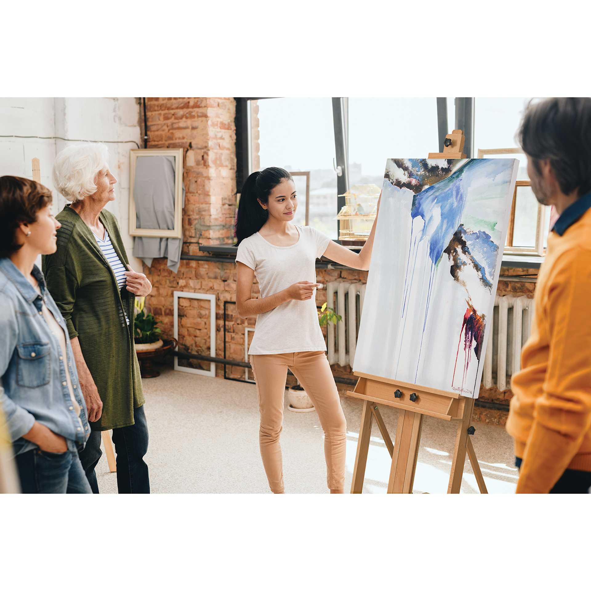 Blick Studio Medium-Duty H-Frame Easel is great for classroom use. Blick Studio Medium-Duty H-Frame Easel is great for classroom use.