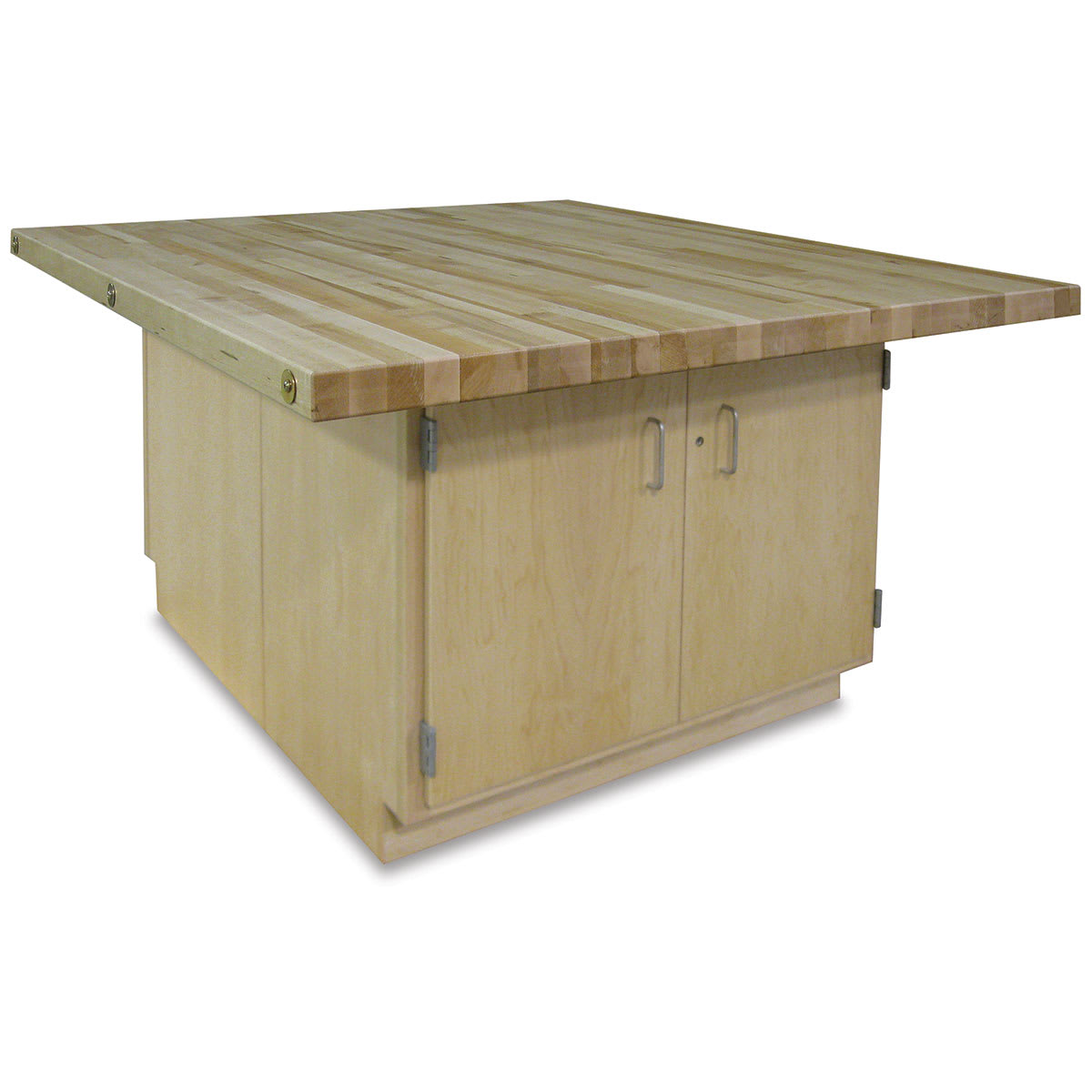 Hann Art and Printmaking Workstation - Maple Top, 2-Door cabinet side Hann Art and Printmaking Workstation - Maple Top, 2-Door cabinet side