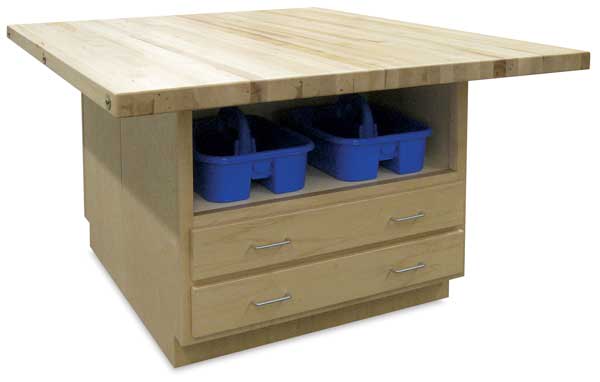 Hann Art Workstation - Crafts and Project Workstation, Maple Top Hann Art Workstation - Crafts and Project Workstation, Maple Top
