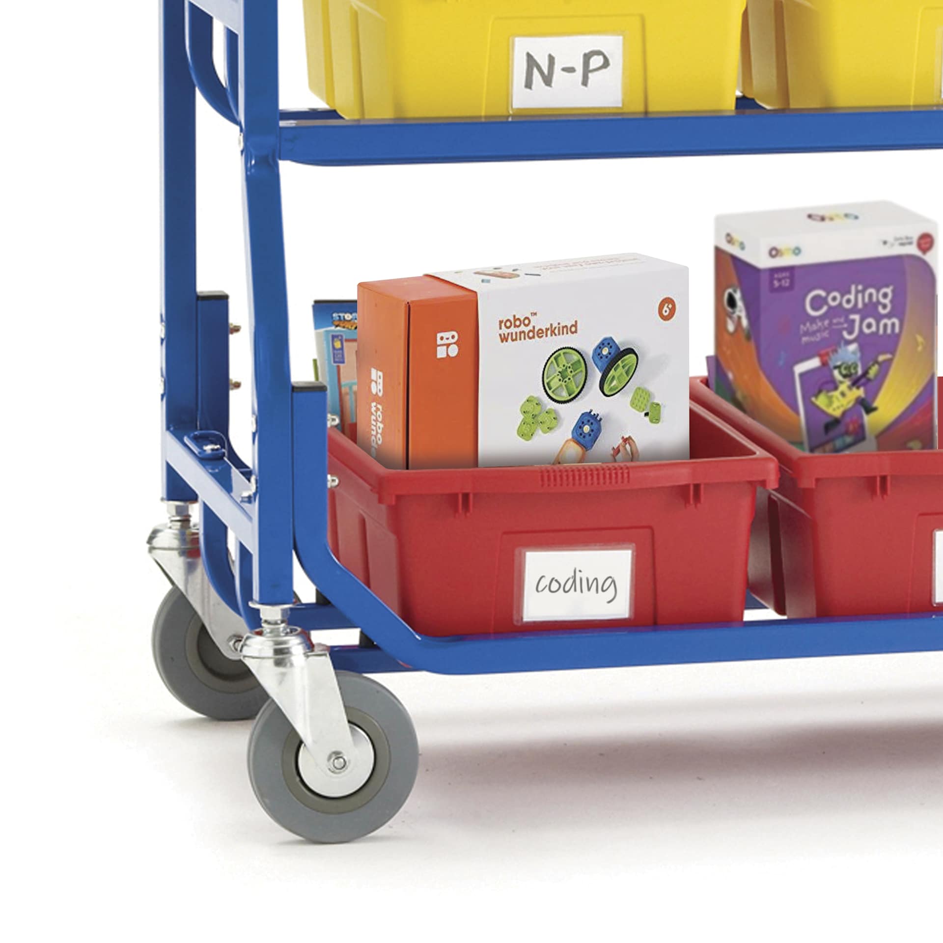 Copernicus Library On Wheels, casters