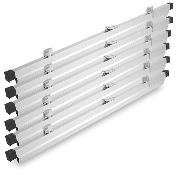 Vertical File Accessories -Set of 6 Hanging Clamps stacked