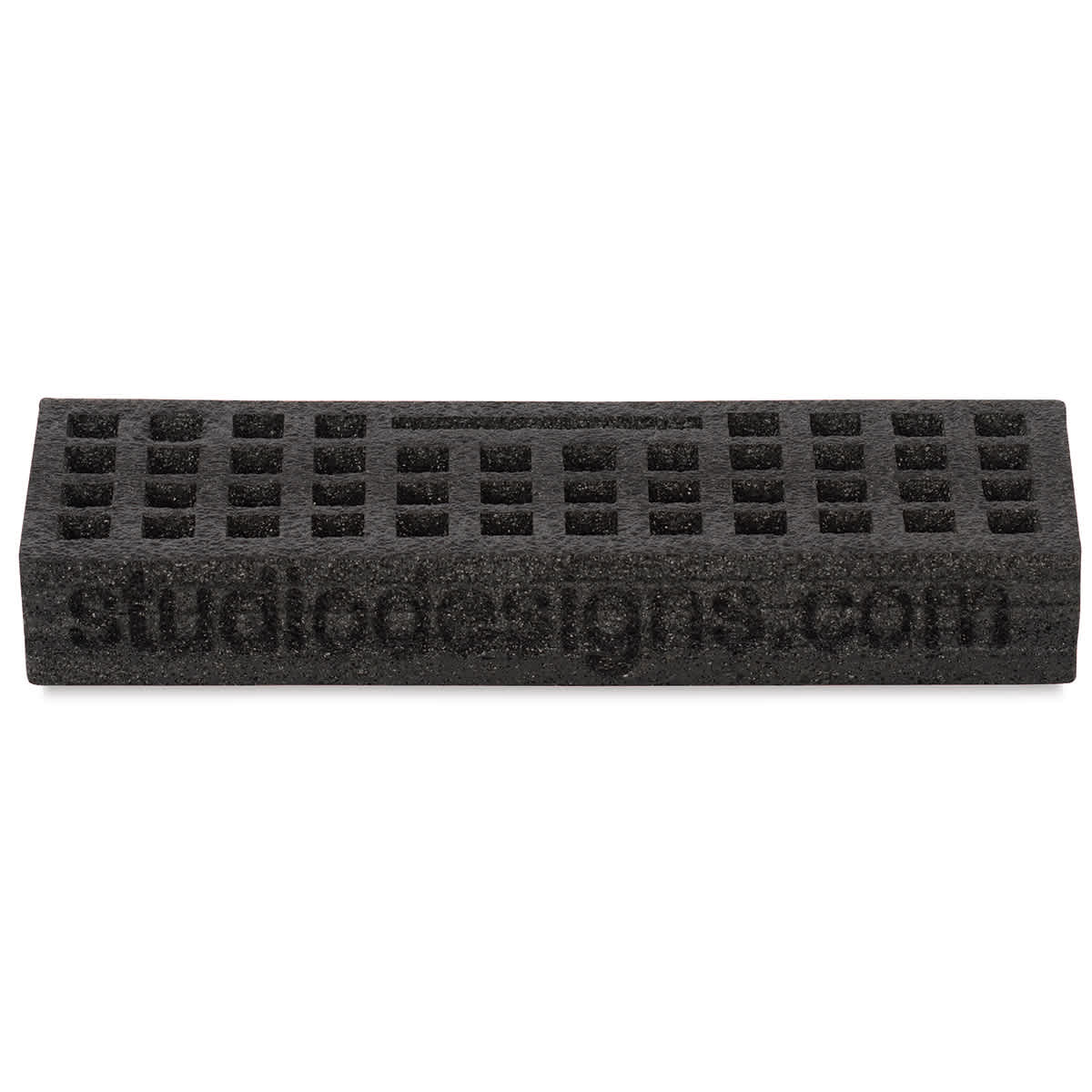 Studio Designs Flexible Foam Organizers - Front view of empty 48 slot Marker Organizer
