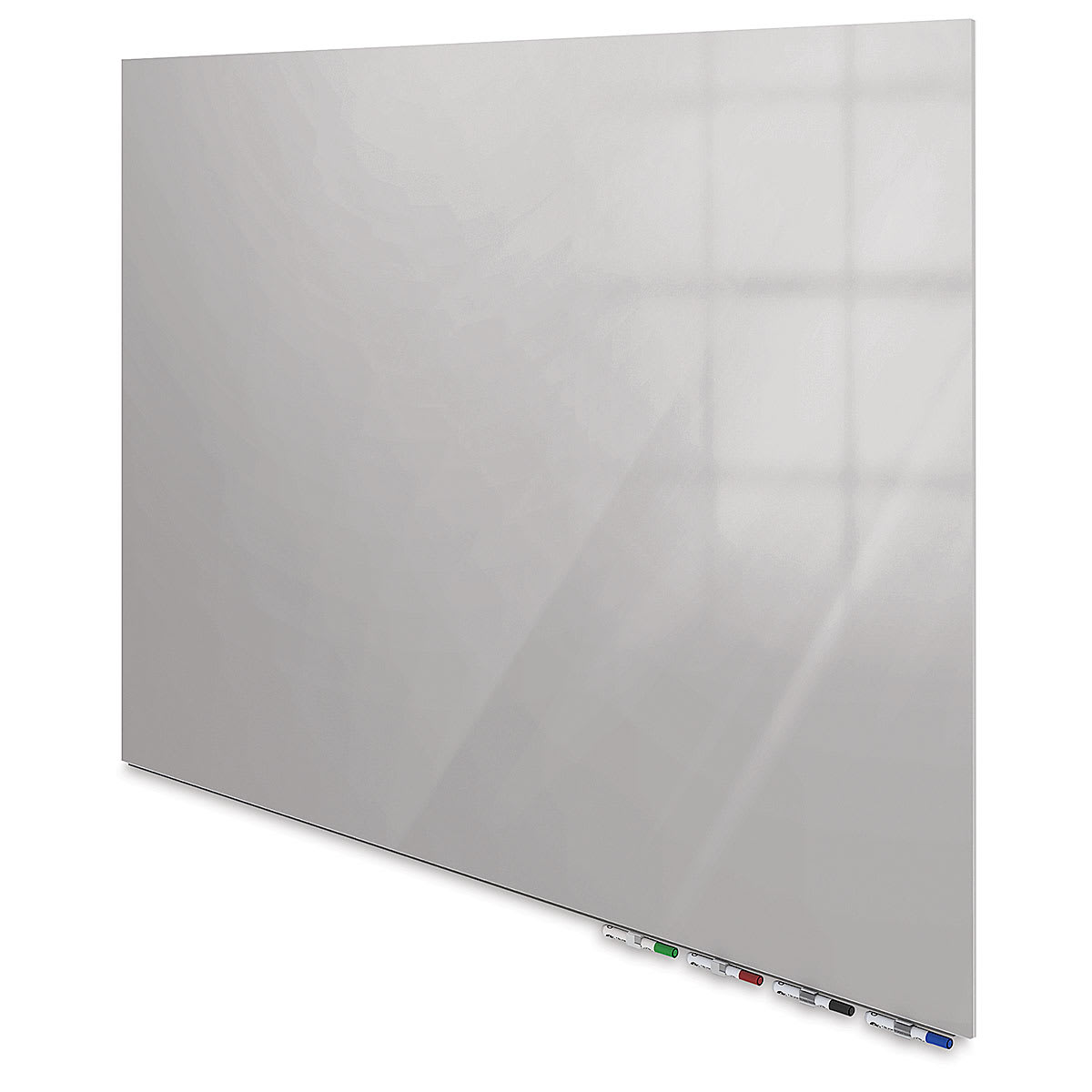 Ghent Aria Magnetic Glassboard - 4 ft x 6 ft, Gray