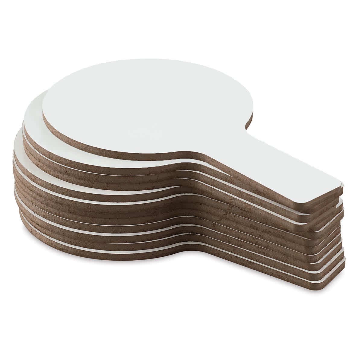 Flipside Single-Sided Dry Erase Answer Paddles - Stack of 12 paddles