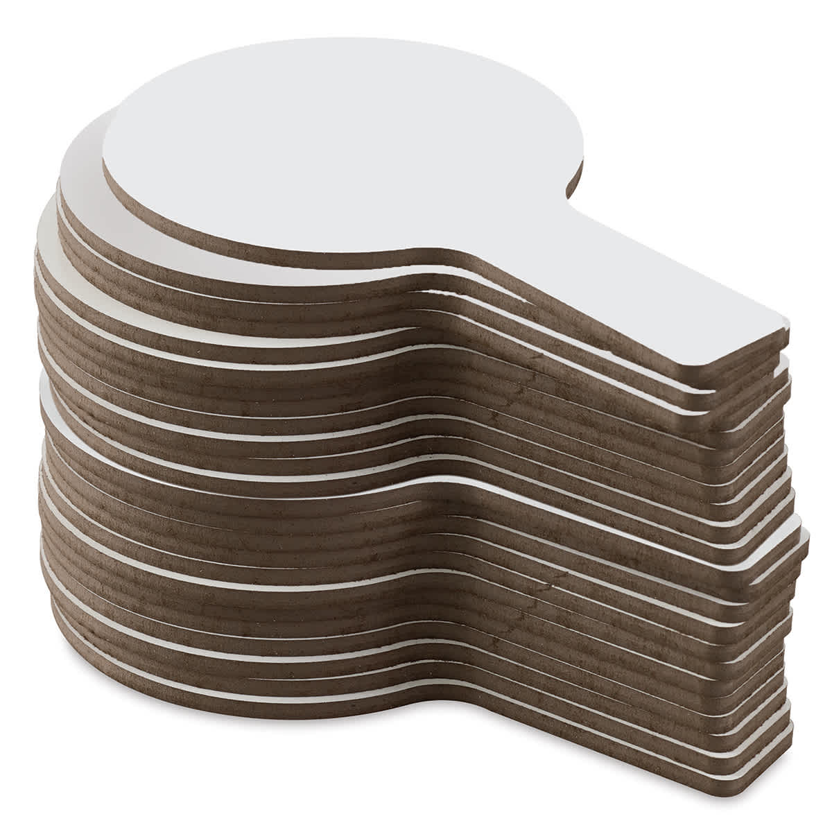 Flipside Single-Sided Dry Erase Answer Paddles - Stack of 24 paddles