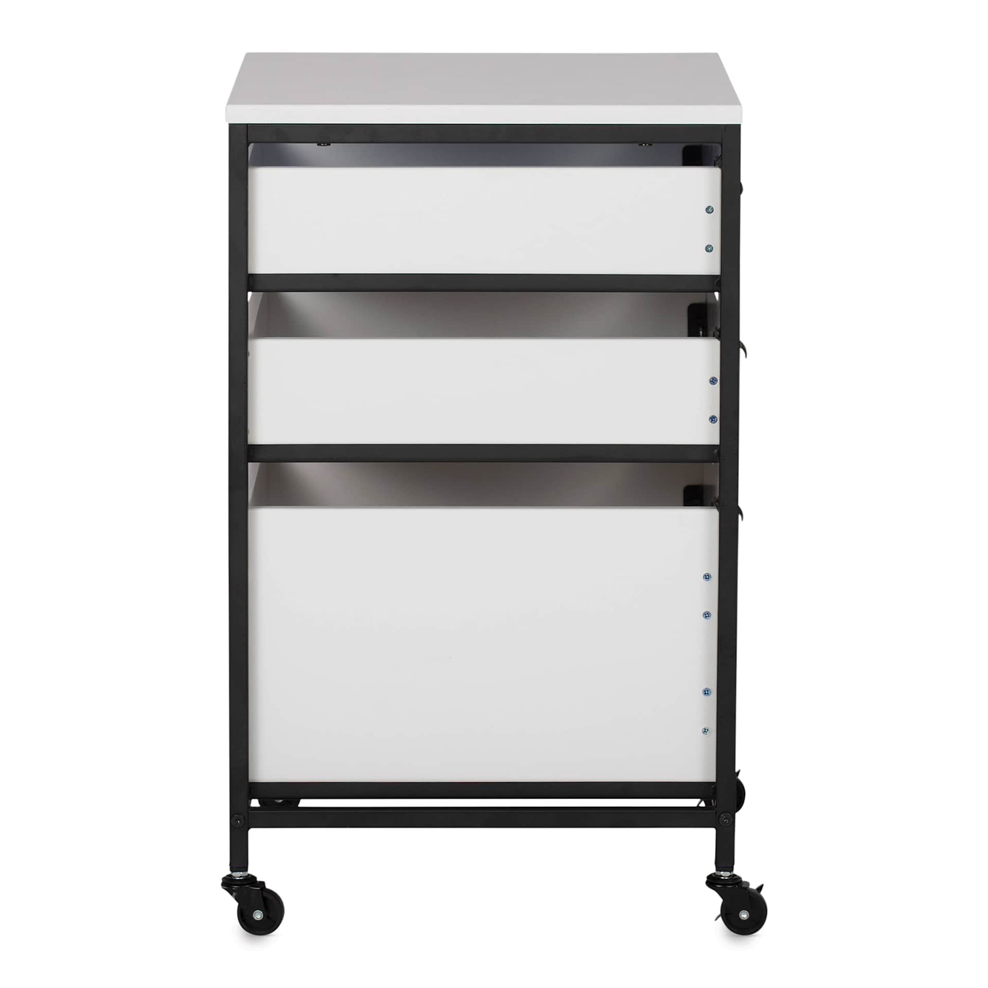 Studio Designs Storage Cart - 3-Drawer Organizer (Back of organizer)