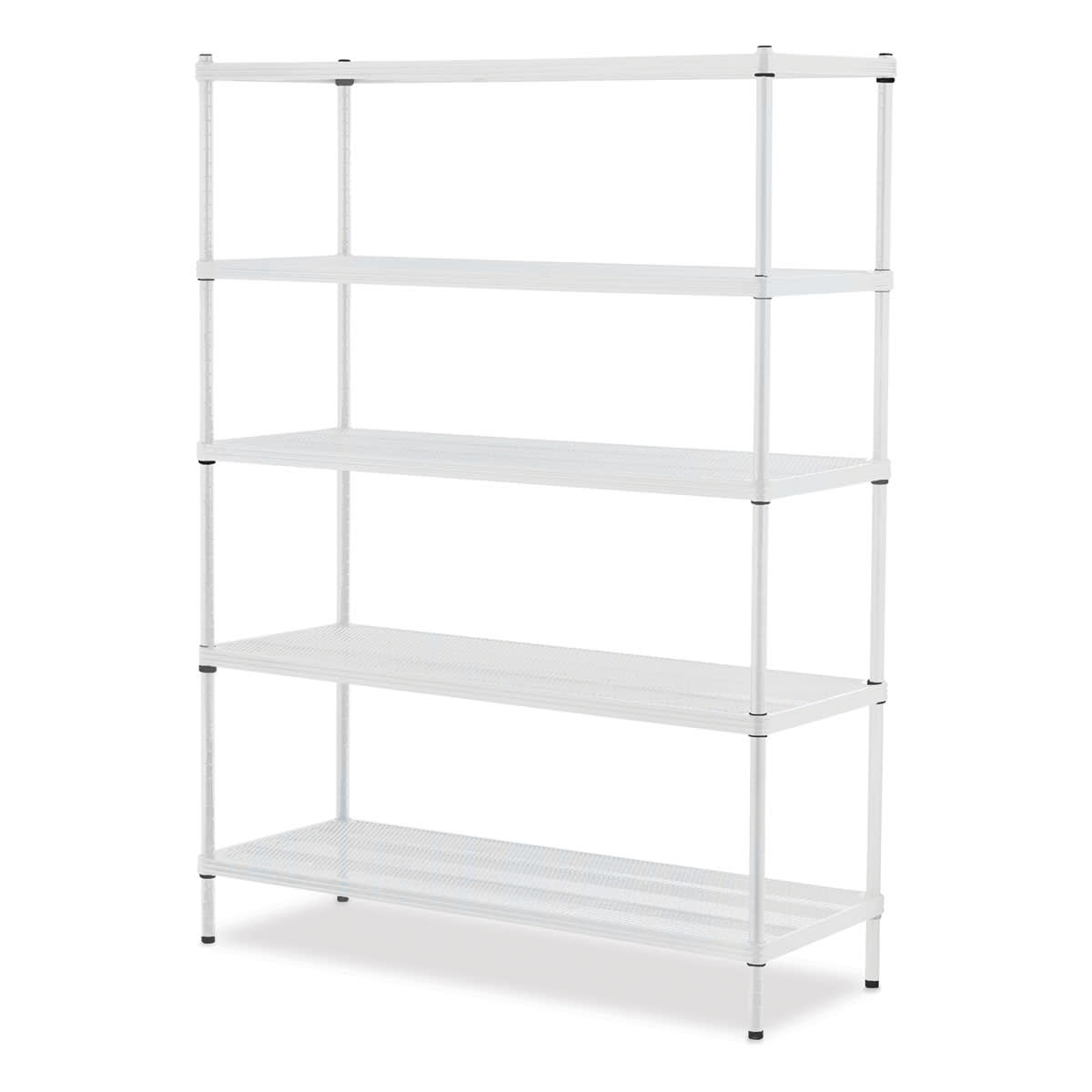 Design Ideas MeshWorks Shelving Units - White, 5-Tier
