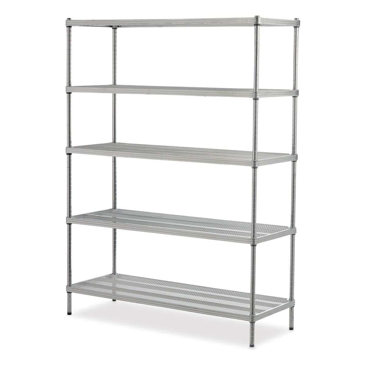 Design Ideas MeshWorks Shelving Units - Silver, 5-Tier