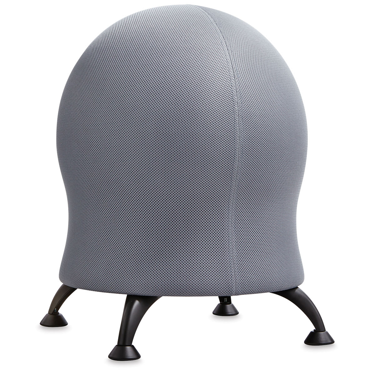 Safco Zenergy Ball Chairs - Front view of Gray Chair