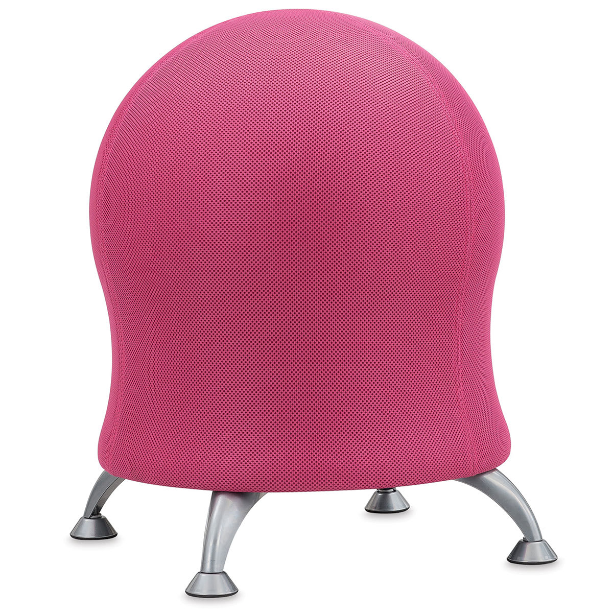 Safco Zenergy Ball Chairs - Front view of Pink Chair