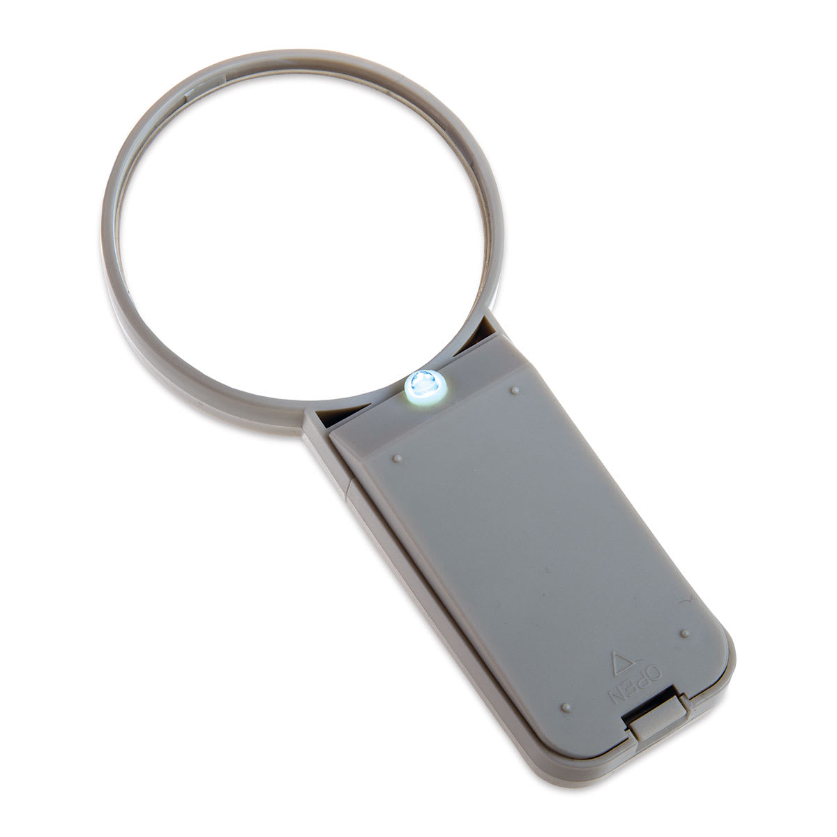Carson Illuminated Handheld LED Lighted Magnifier - 3"Dia. (Back)