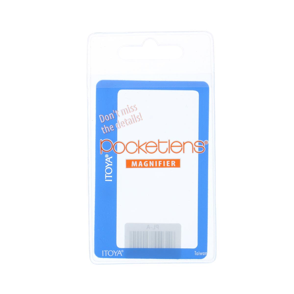 Pocketlenses 3-1/4" x 2 1/8" - 3X Magnification - Peggable