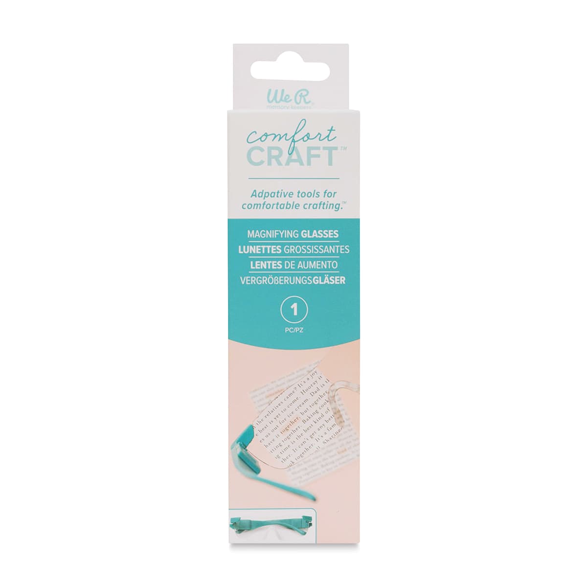 We R Memory Keepers Comfort Craft Magnifying Glasses (Front of packaging)