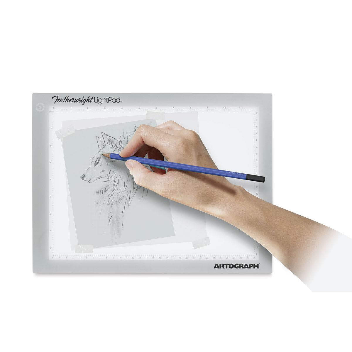Artograph Featherweight LightPad - 9" x 12" (Person tracing artwork)