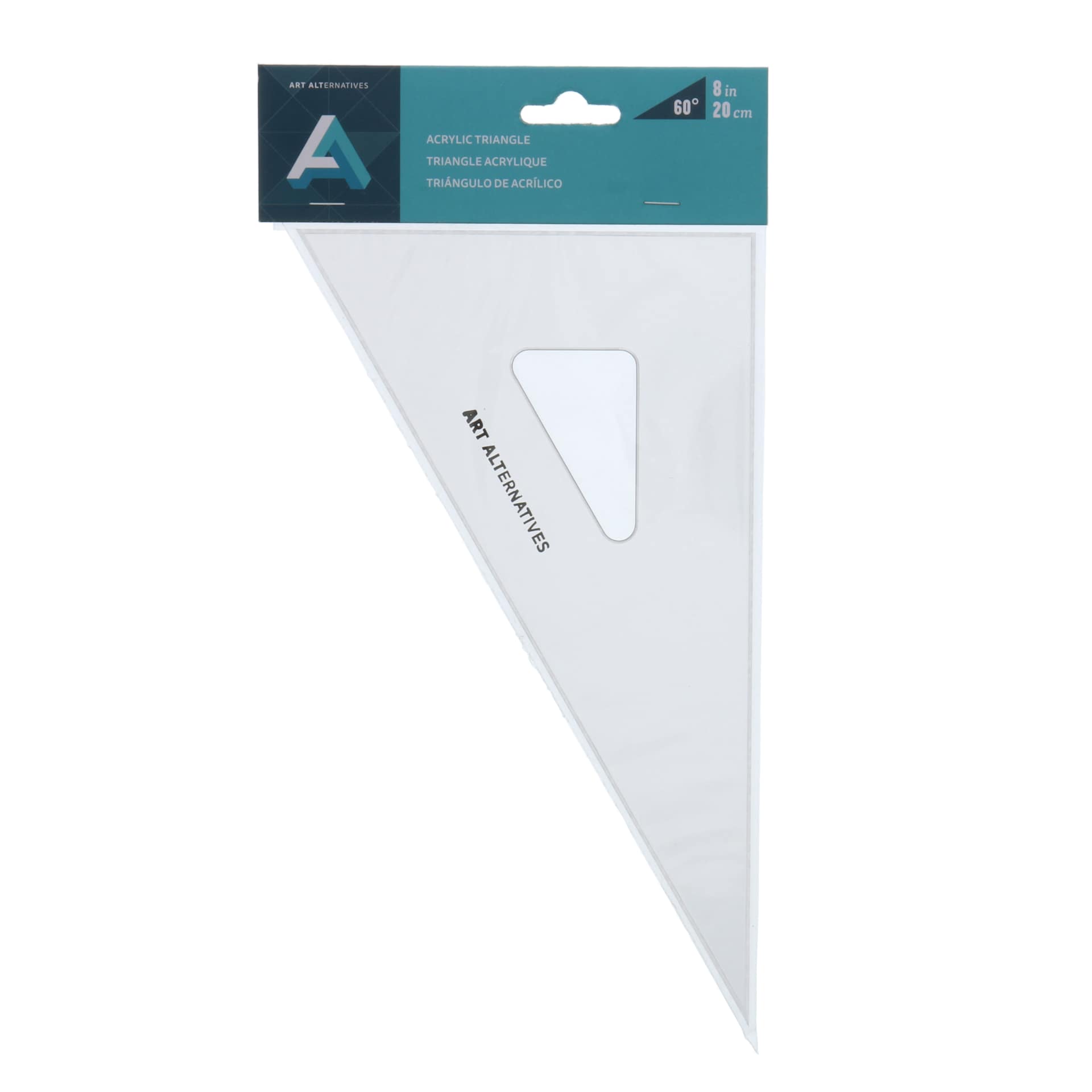 Art Alternatives Plastic Triangle - 8", 30-60 Degree