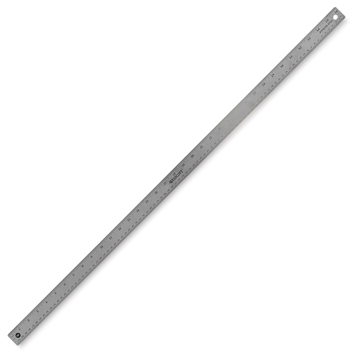 Westcott Flexible Stainless Steel Ruler - 36'', Flexible