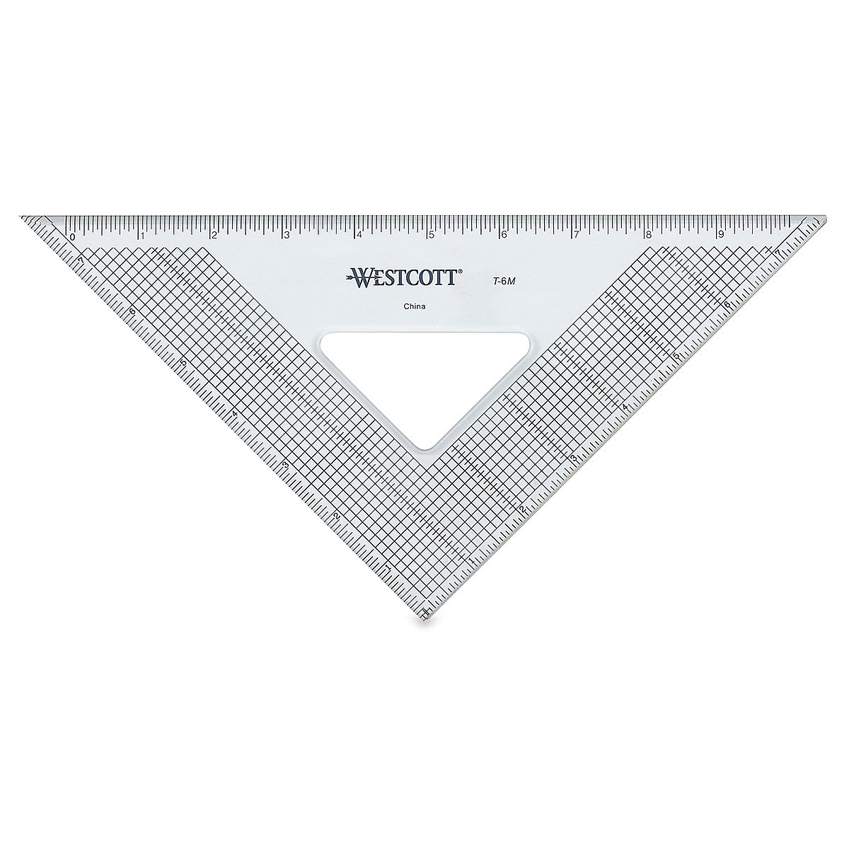 Westcott Gridded Triangle - 8", 45-90 Degree