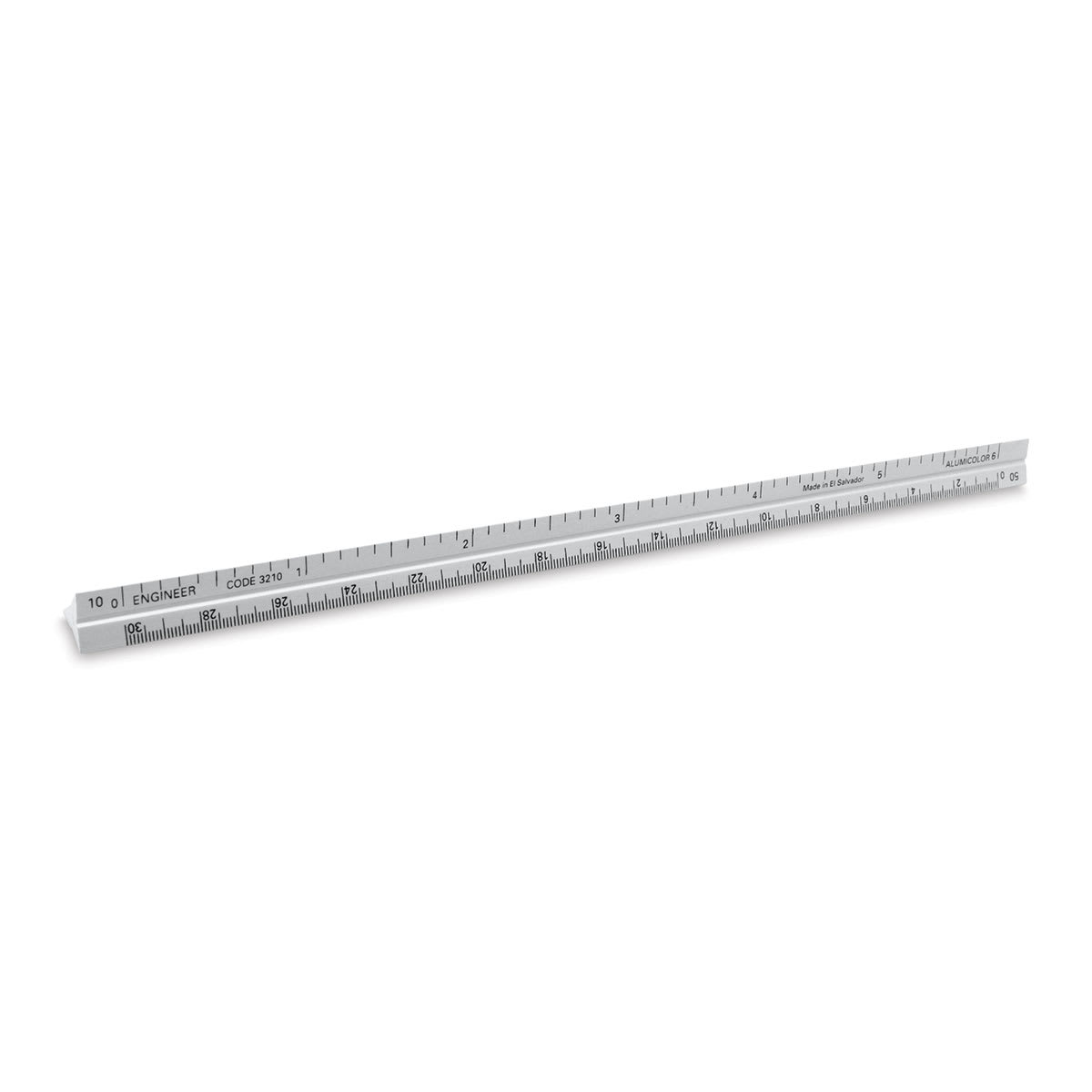 Alumicolor Pocket Scale - 6", Silver, Engineering