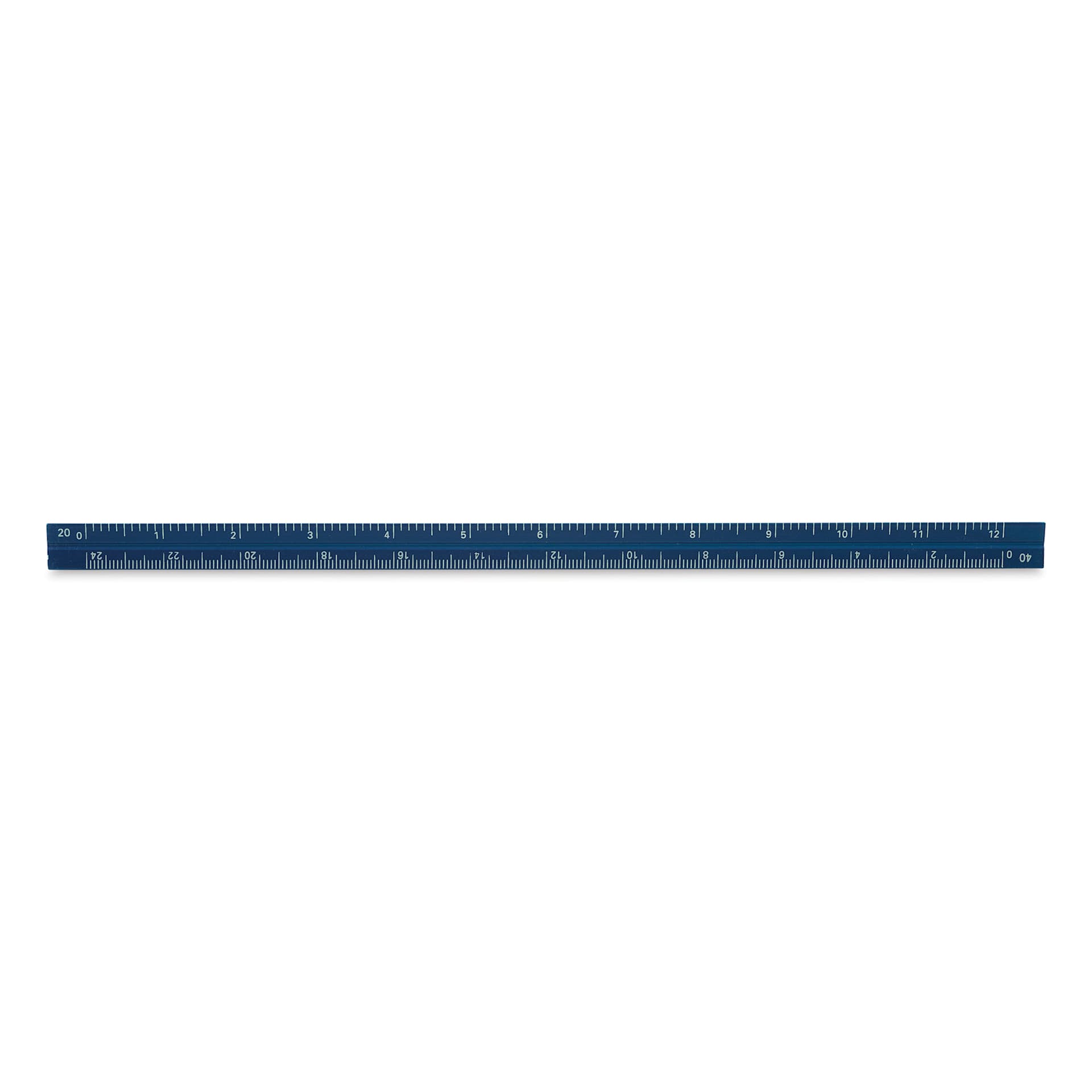 Alumicolor Pocket Scale - 6", Blue, Engineering (side two)