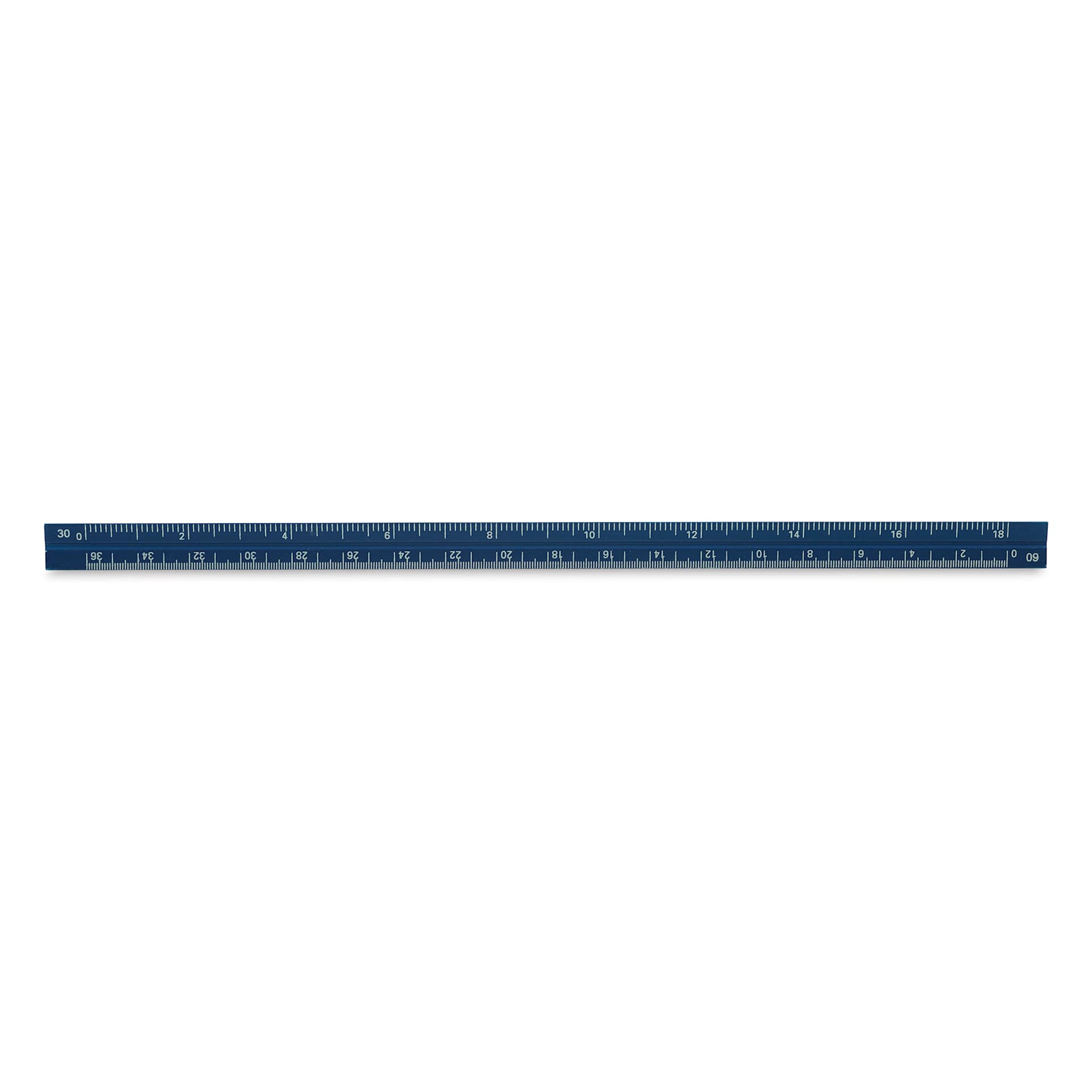 Alumicolor Pocket Scale - 6", Blue, Engineering (side three)