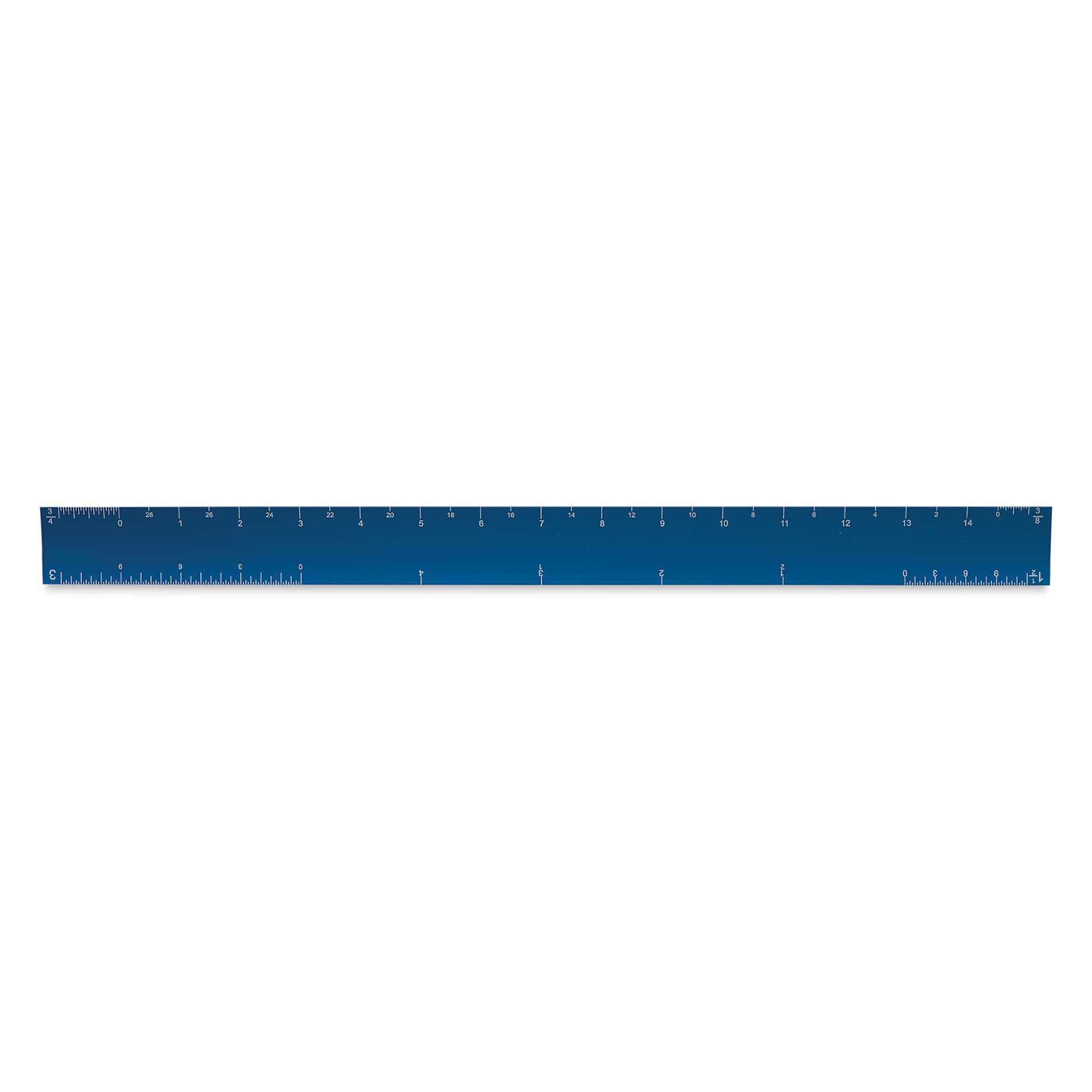 Alumicolor Hollow Triangular Drafting Scale - 12", Blue, Architect (side three)