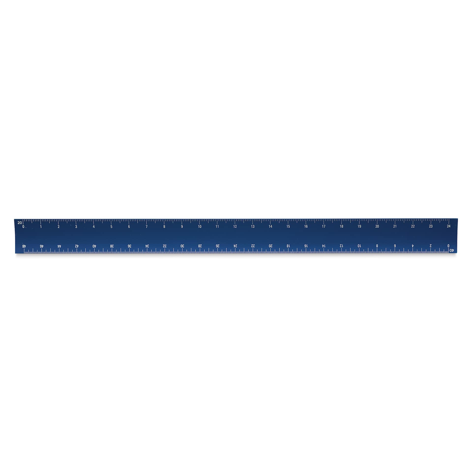 Alumicolor Hollow Triangular Drafting Scale - 12", Blue, Engineer (side two)