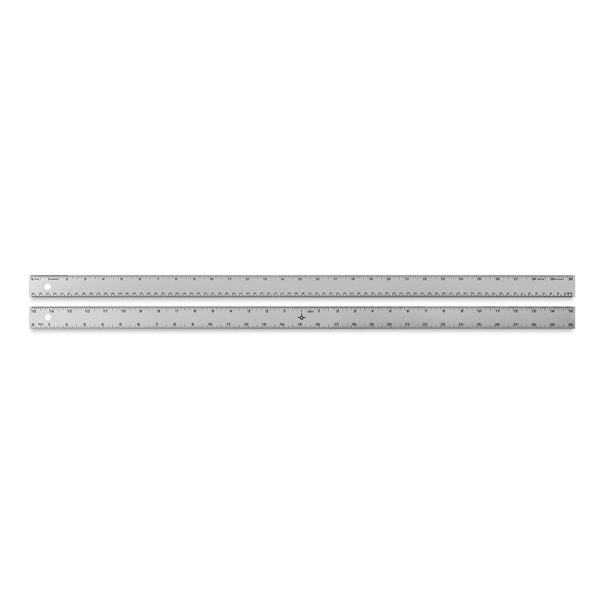 Alumicolor Standard Straight Edge - 30", Silver