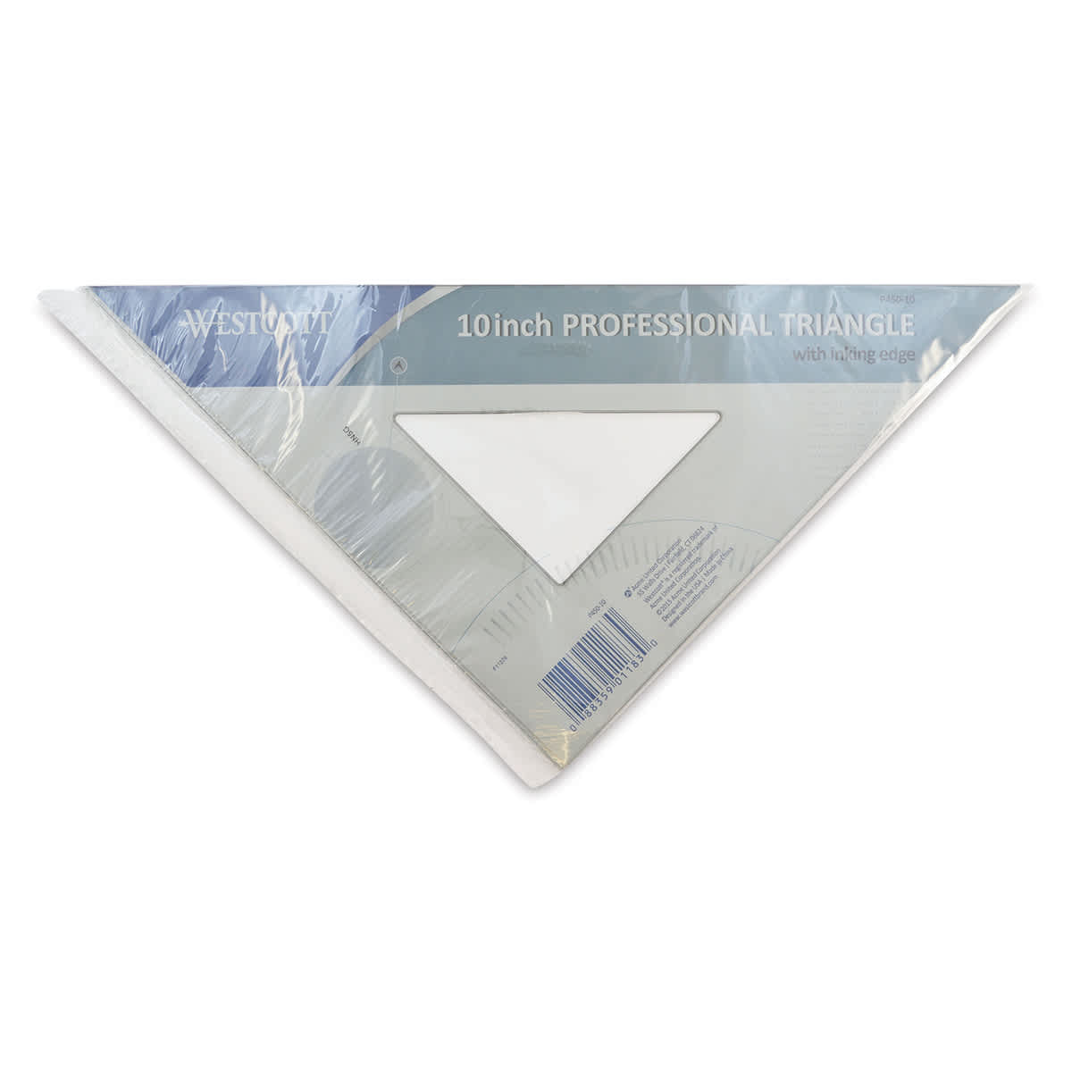 Westcott Professional Triangle - 10", 45-90 Degree - front of packaging