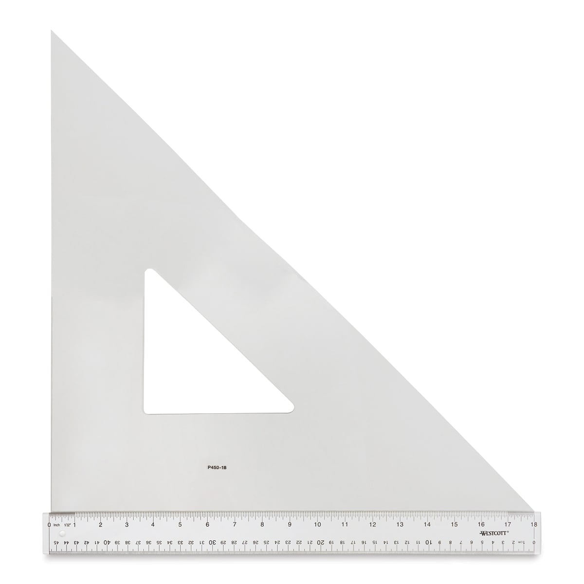 Westcott Professional Triangle - 18", 45-90 Degree