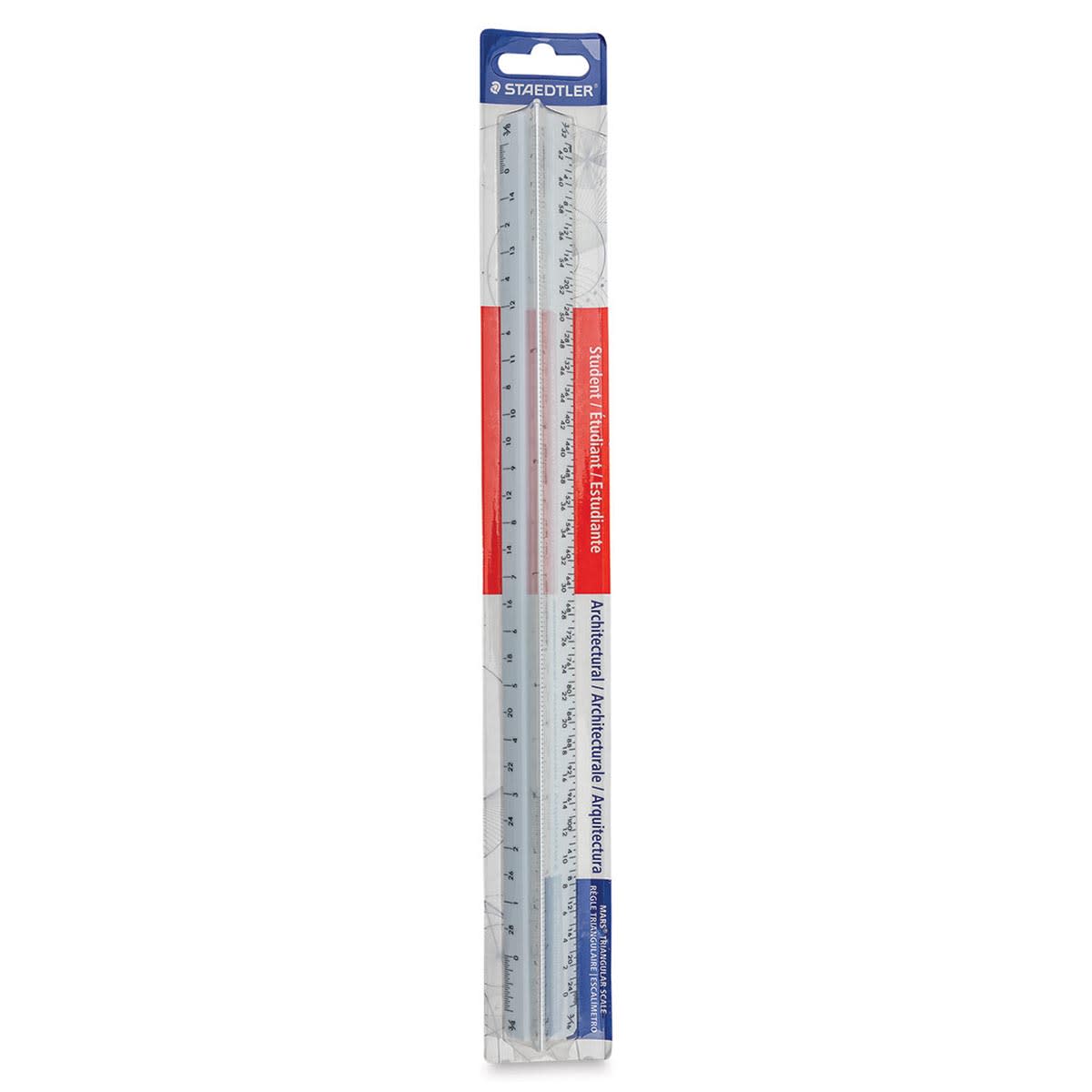 Staedtler Triangular Scale - 12", Architect - front of packaging