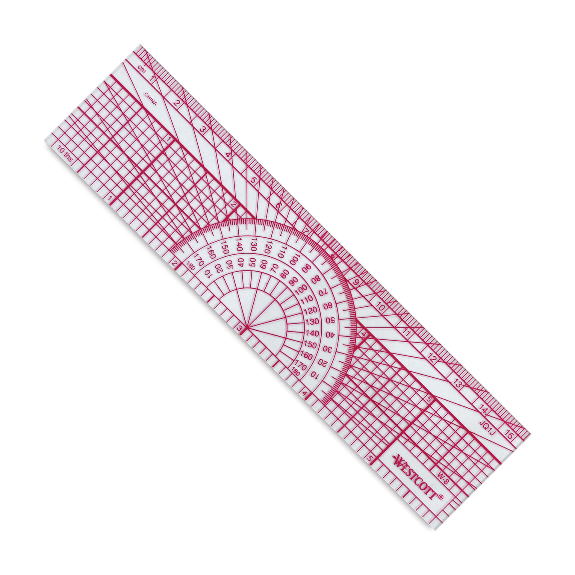 Westcott Protractor Ruler - Engineer version
