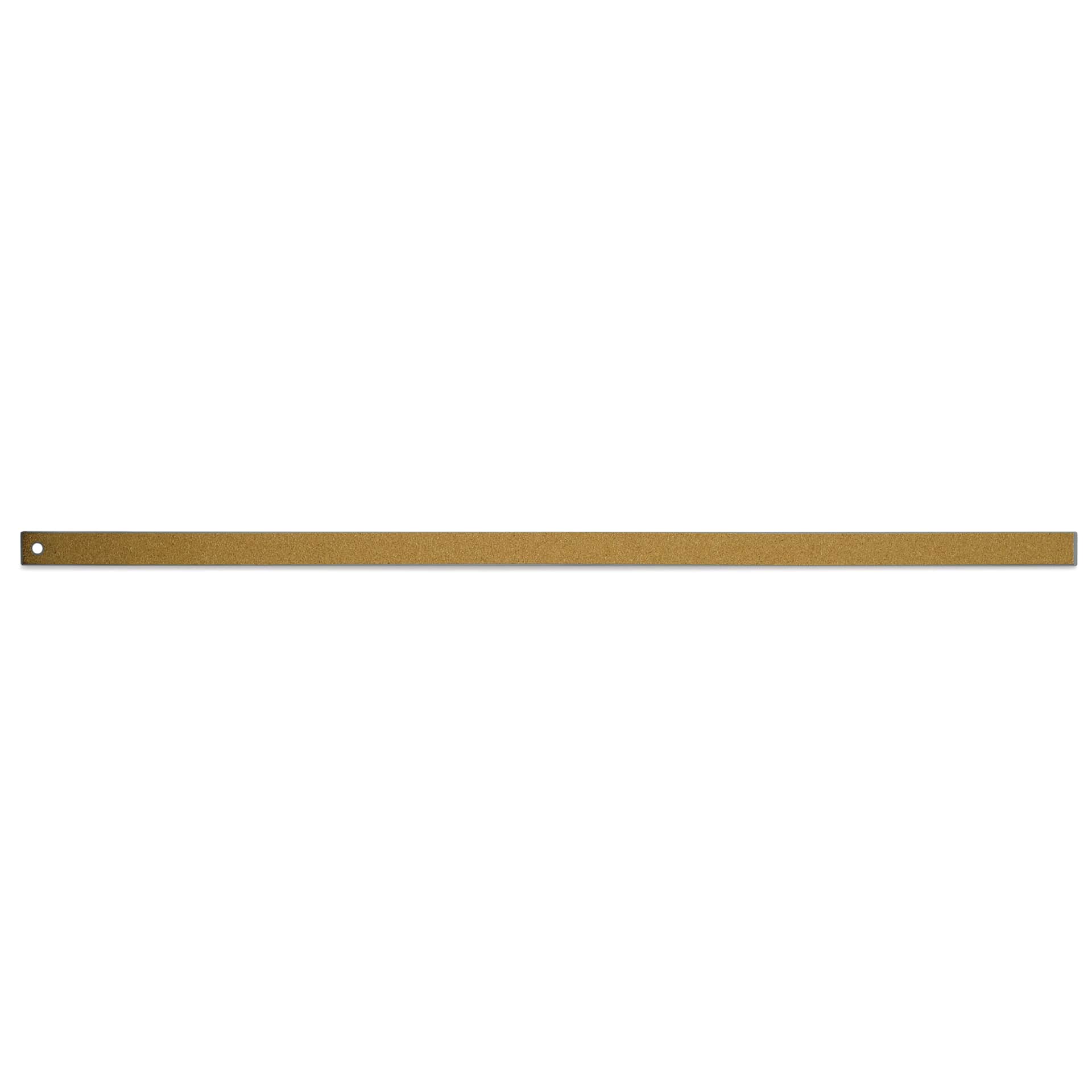 Westcott Metal Zero Centering Ruler - 24" back of ruler