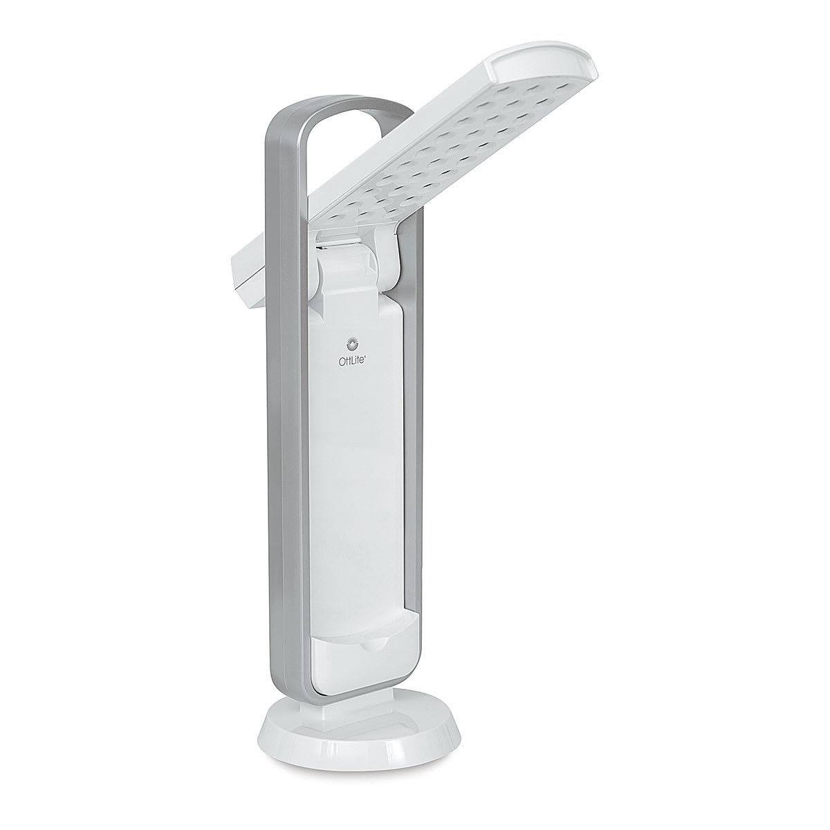 OttLite LED Task Light - White Light open at angle