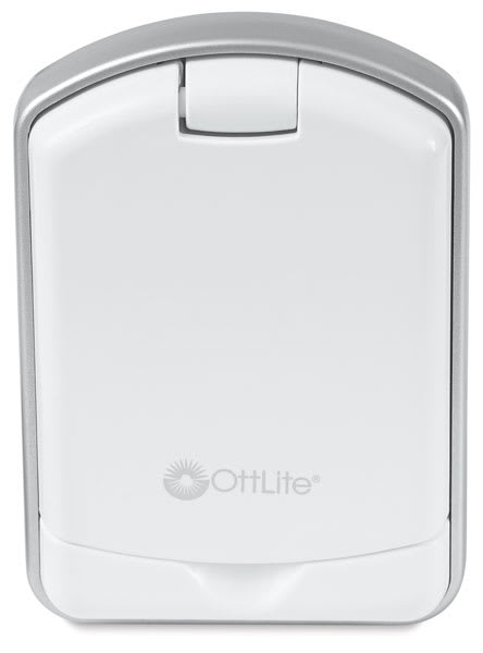 OttLite LED Mini Flip Light - Top view shown closed
