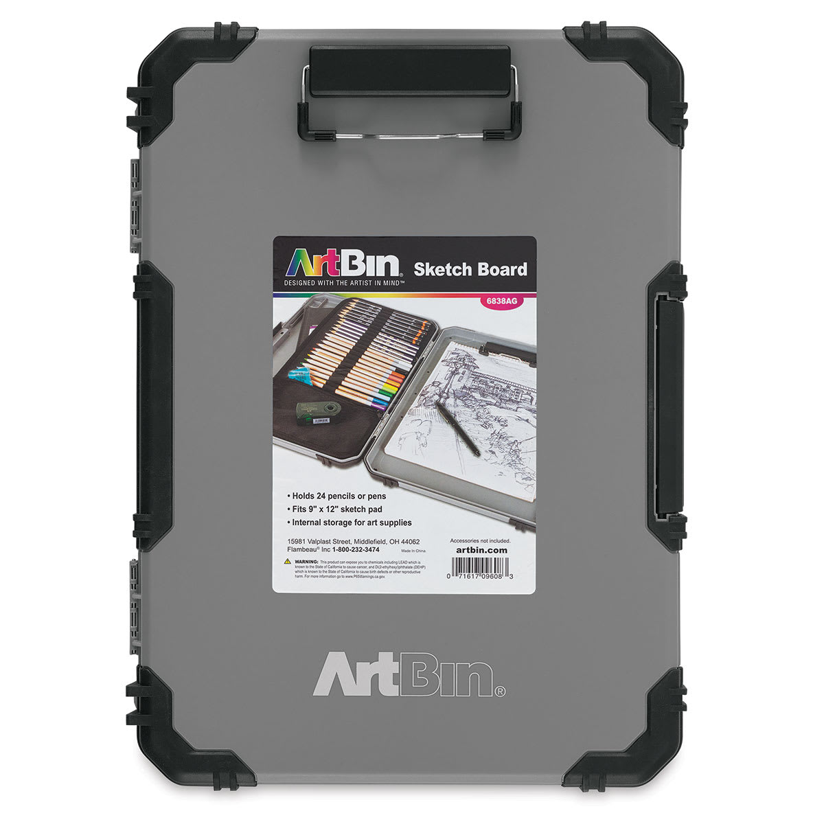 ArtBin Sketch Board - Top view of closed Sketch Board