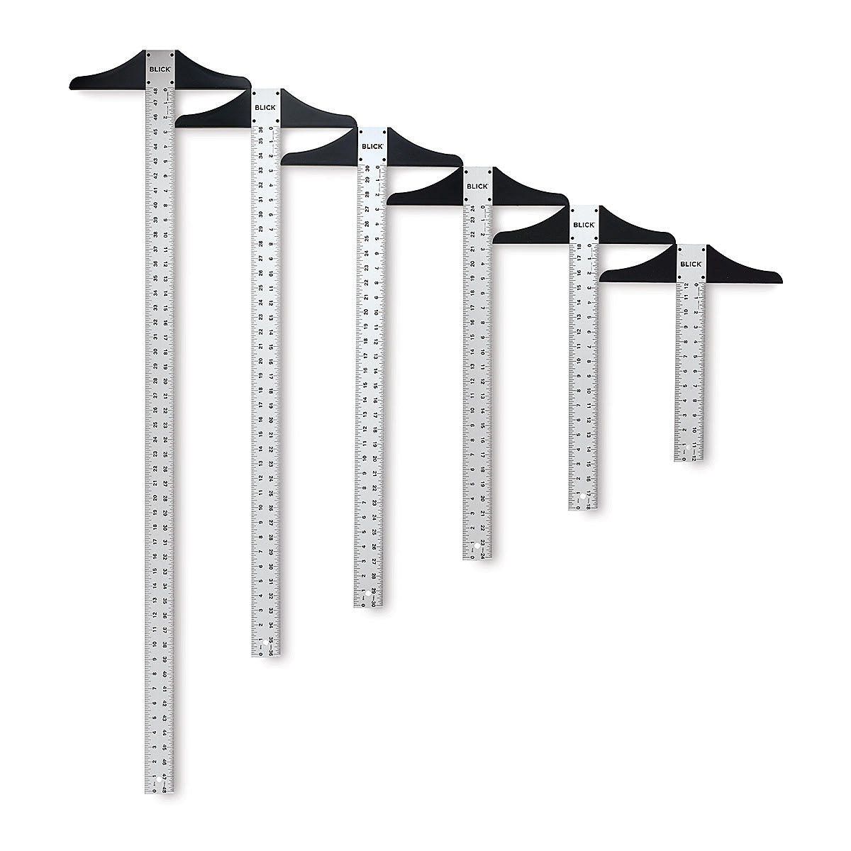 Blick Heavy-Duty T-Squares - All sizes of T-Squares offered in a row