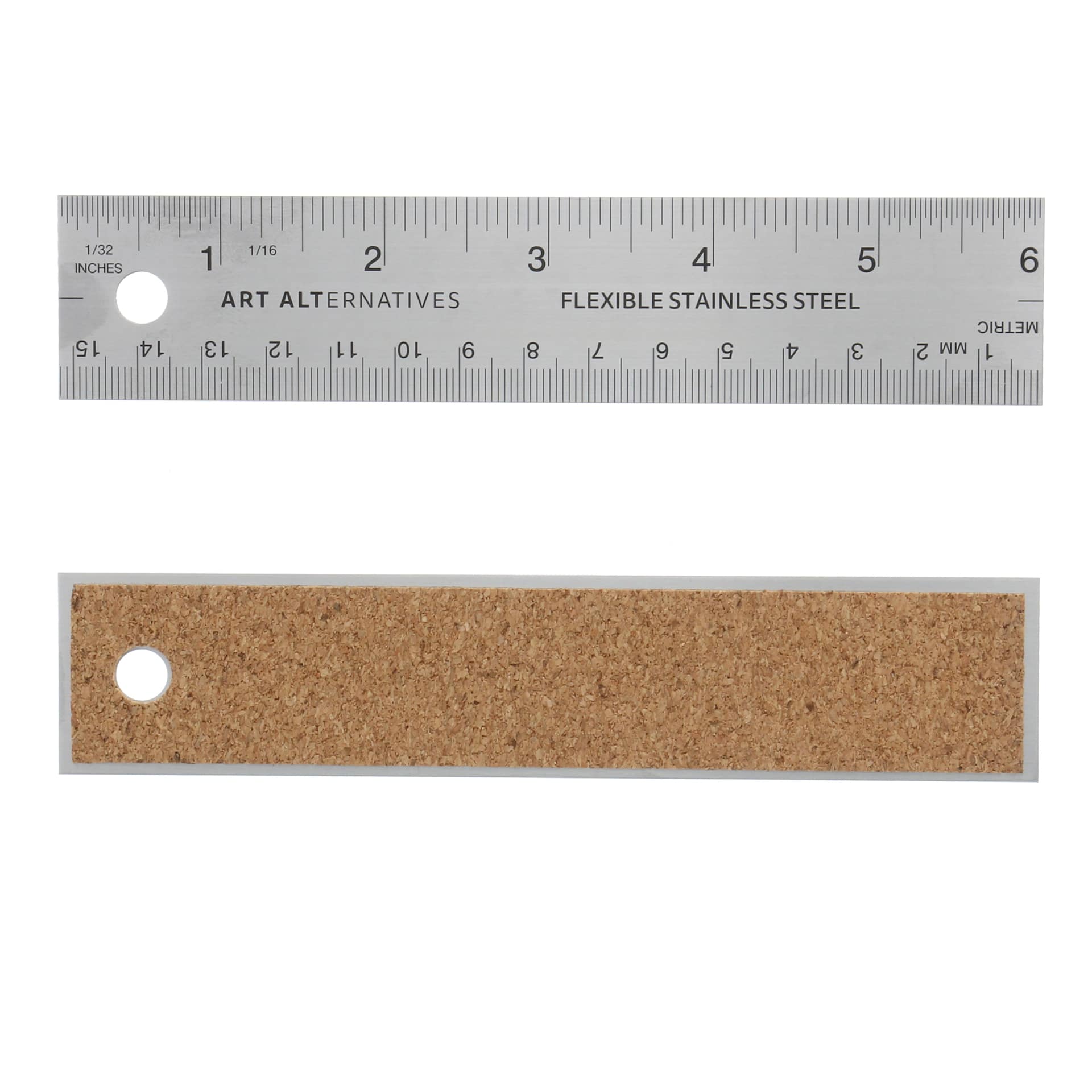 Art Alternatives Flexible Stainless Steel Ruler - 6"