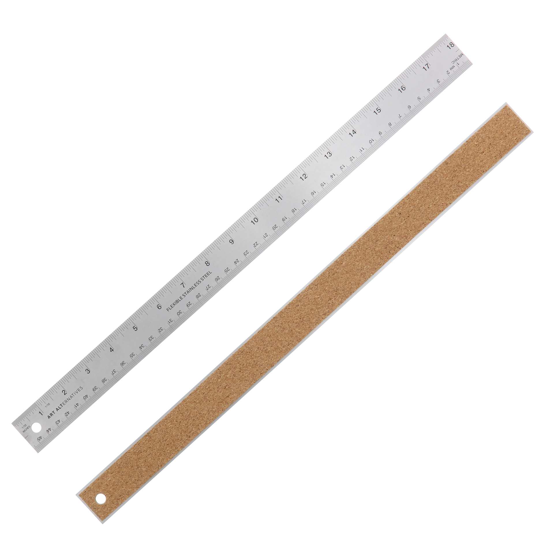 Art Alternatives Flexible Stainless Steel Ruler - 18"