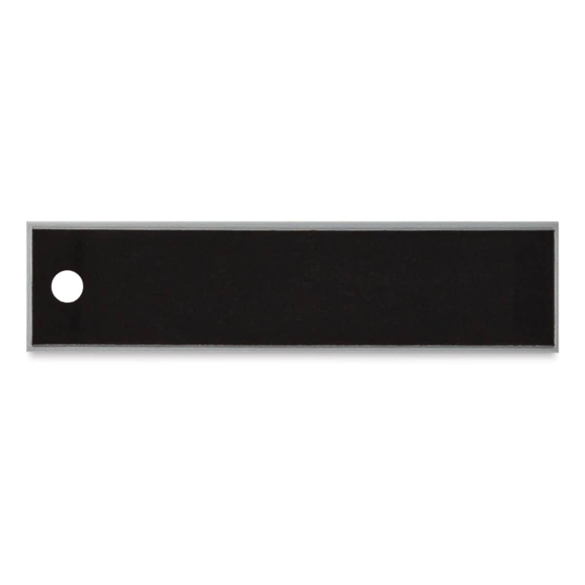 Blick Aluminum Non-Slip Ruler - 6" (out of packaging, back)
