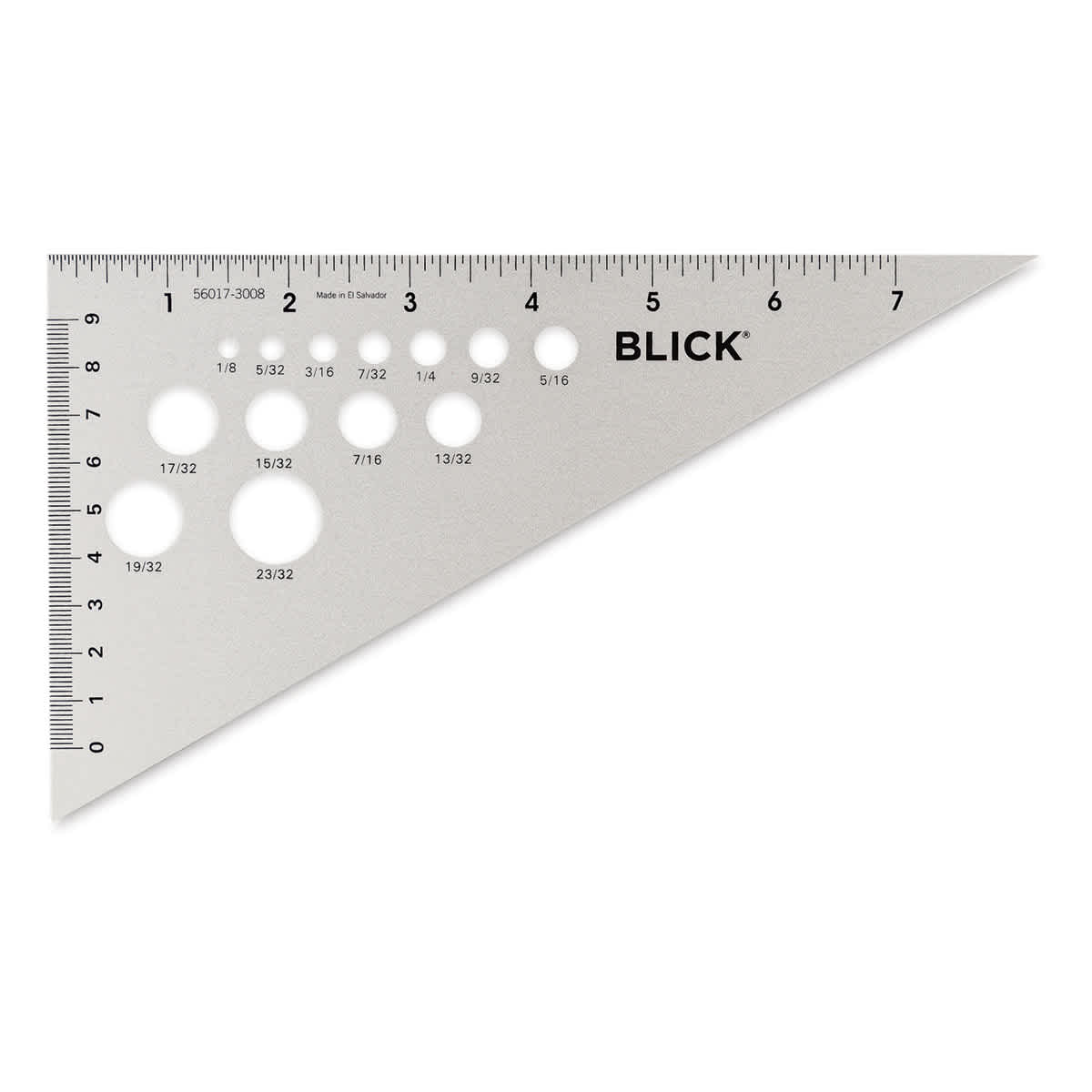 Blick Aluminum Triangles - 8", 30/60 - front