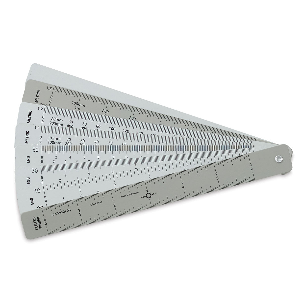 Alumicolor Drafting Fan - Sideways slightly fanned